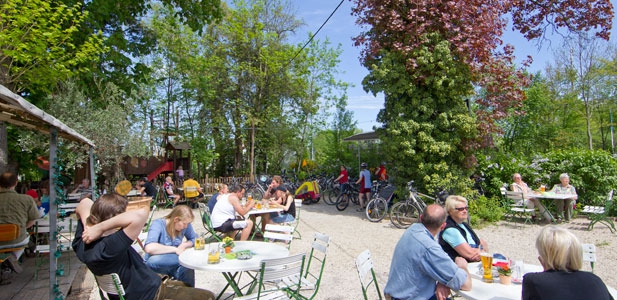 Biergarten vorderer Teil