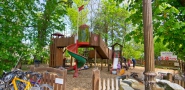 Kinderspielplatz eingezäunt