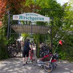 Der Biergarten im Kirchheimer Hirschgarten
