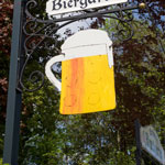 Der Biergarten im Kirchheimer Hirschgarten