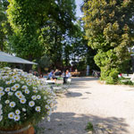 Der Biergarten im Kirchheimer Hirschgarten