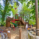 Der Biergarten im Kirchheimer Hirschgarten